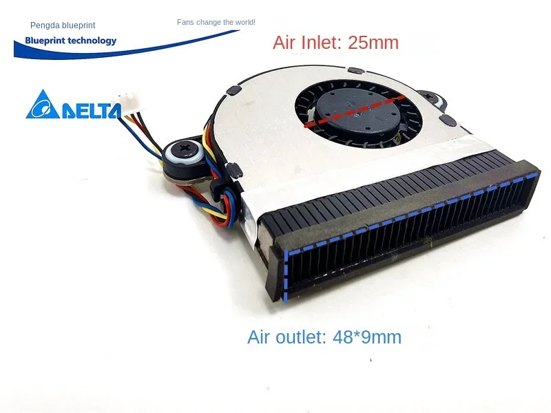 

pa KSB0405HB-DD33 5v0.2a Ноутбук 5 см турбовентилятор с ШИМ-контролем температуры охлаждающий вентилятор