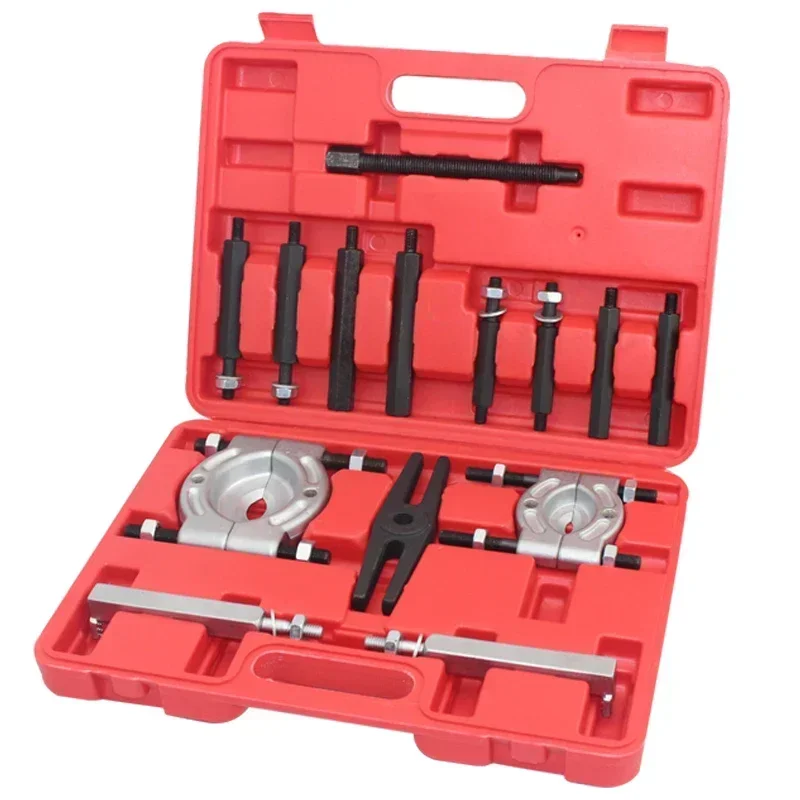 

14 Pcs Bearing Separator Combination Set Bearing Splitter Mechanical Double Disc Puller Chuck Gearbox Bearing Remover Tool