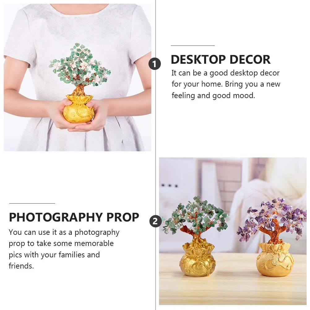 

Fortune Tree Decor Creative Desktop Ornament Tabletop Decor Cash Cow Desktop Adornment Photography Prop Gift Choice
