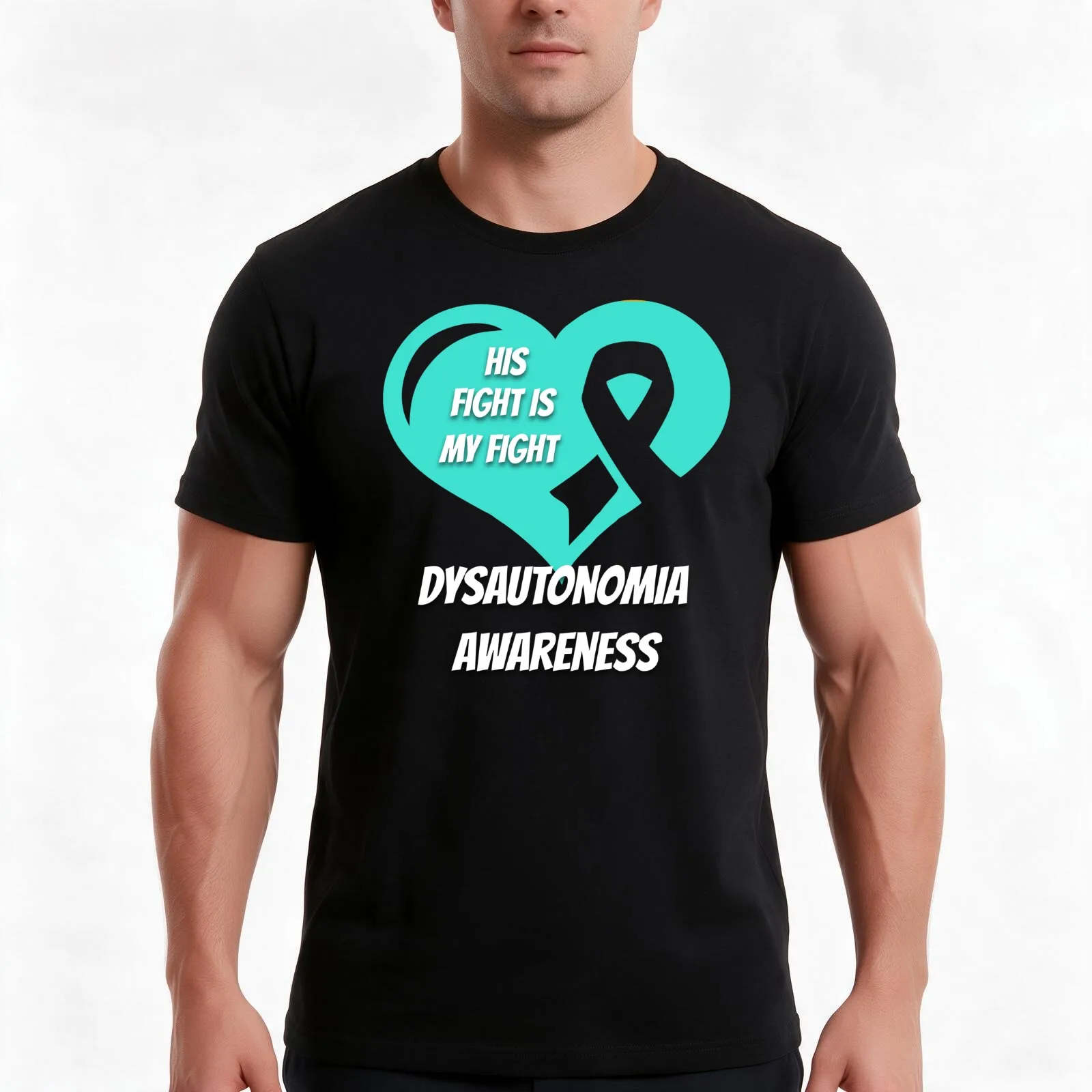 Dysautonomia Awareness T-Shirt, Summer Casual Cotton Tee, Oversized Streetwear Tops, Vintage Graphic Print, Unisex Men Women