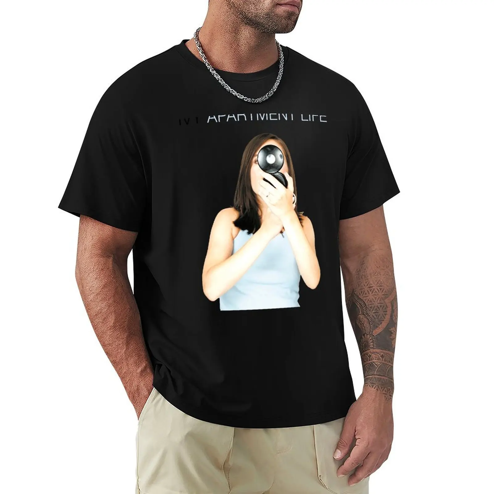 IVY: Camiseta deportiva de manga corta con corte atlético para la vida en el apartamento