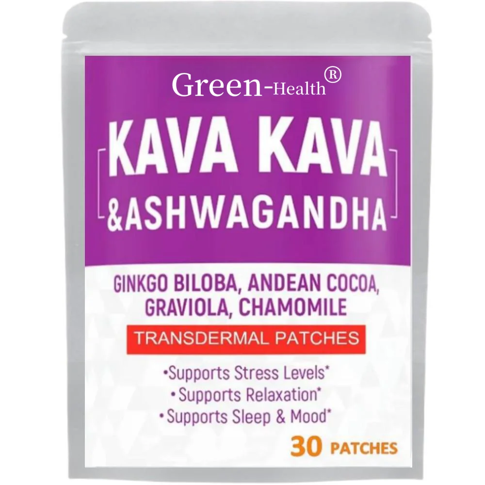 

Kava Root Transdermal Patches Stress Relief, Mood Enhancer-30 Patches One Month Supply