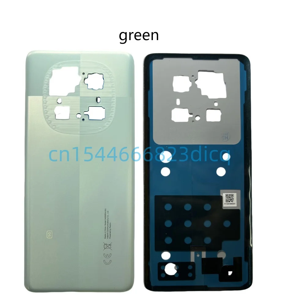 For Redmi Note 14 Pro 5G plastic back cover can be used for repair, replacement and refurbishment