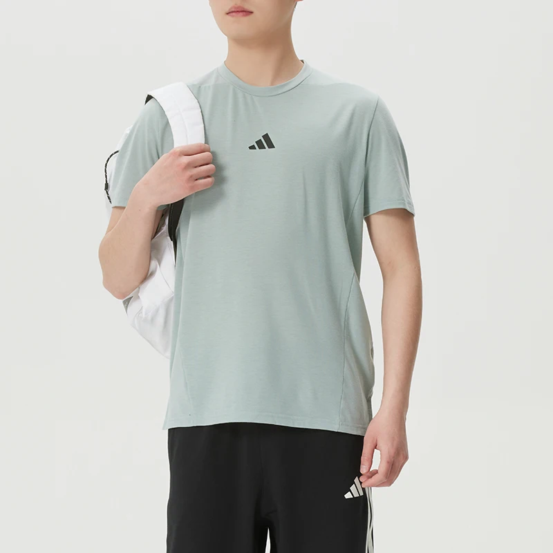 

Adidas T-Shirt Men's Sportswear Running Short-Sleeved Breathable Quick-Drying Fitness Training Round Neck Top Ka7290