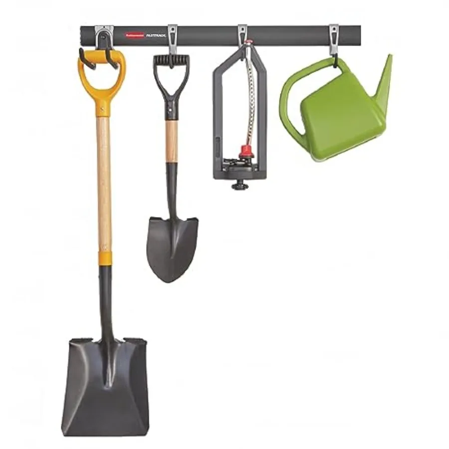

Комплект крючков для хранения FastTrack Garage Storage Utility Hooks, 5 шт., черный, универсальный набор крючков для рейлингов и органайзер для инструментов, сверхпрочный, для дома/гаража/мастерской