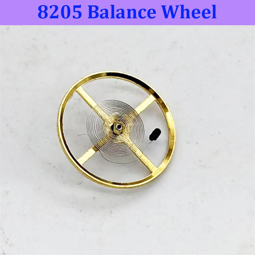 Watch Movement Parts Balance Wheel with Hairspring for 8205 Pendulum Full Kit Domestic Watch Accessories