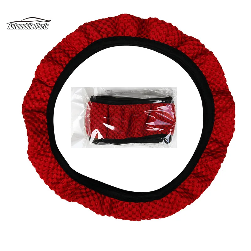 36-38cm Steering Wheel Cover Braid On The Steering Wheel Cover Cubre Volante Auto Car Wheel Cover Car Accessories Summer