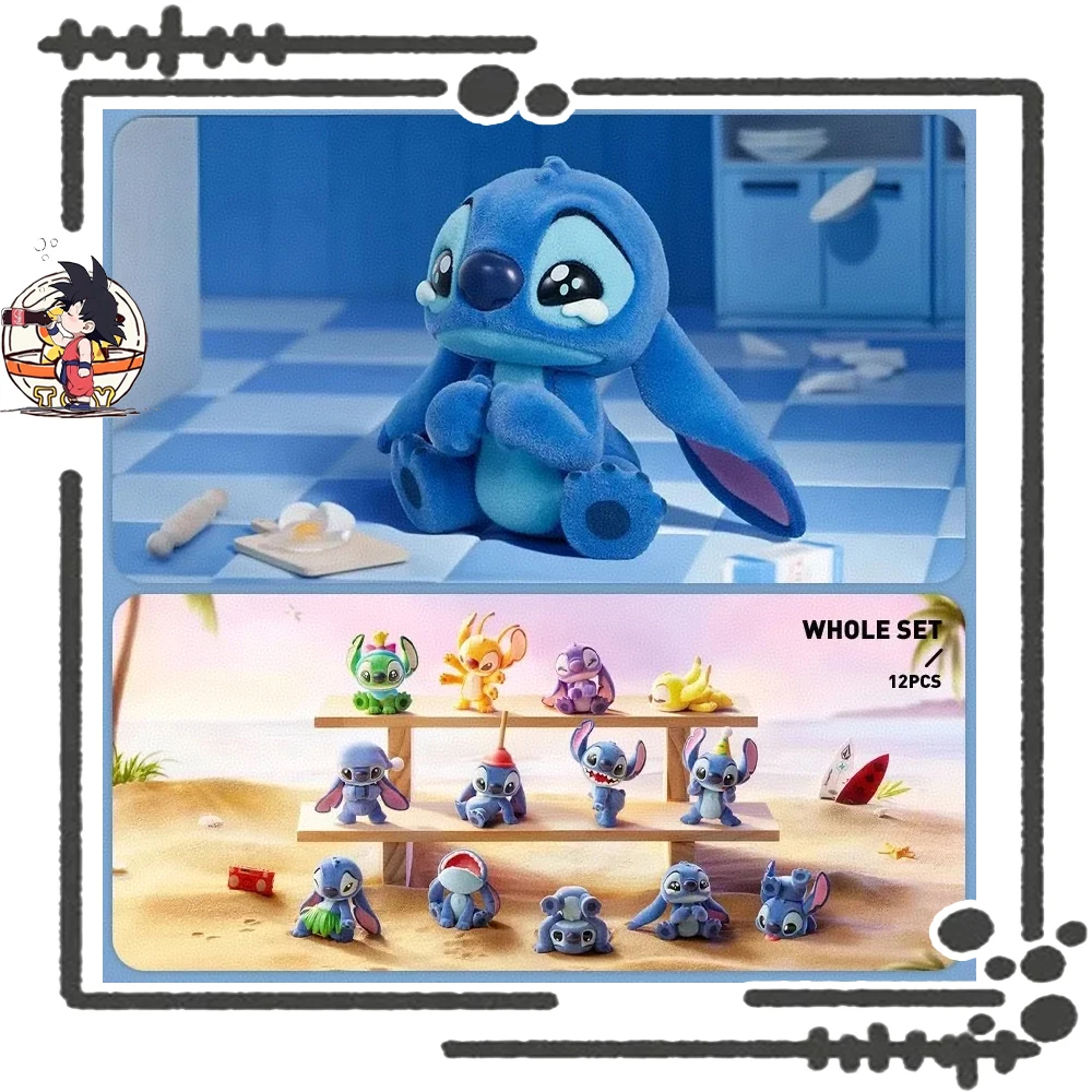 

POP MART Cute Stitch Anime Figure Little Emotions Series Blind Box Mystery Box Guess Bag Toy for Kid Doll Desktop Birthday Gifts