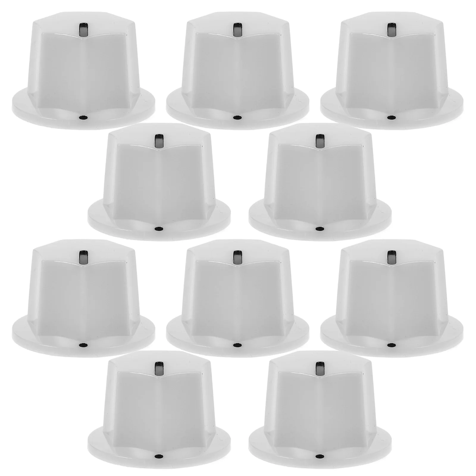 

10 Pcs Volume Knob Cap Electric Guitar Parts Potentiometer Plastic Tone Replacement