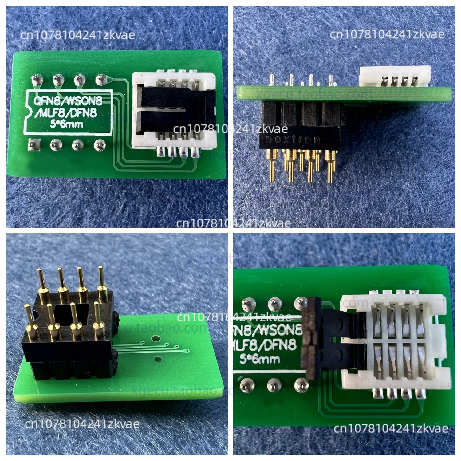 Original QFN8 WSON8 MLF8 TO DIP8 adapter burning socket 6 * 5 or 8 * 6 mm chip