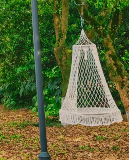 Handmade Interior Weaving Hanging Chair Hanging Basket Bohemian Balcony Swing Home Living Room Adult Hammock