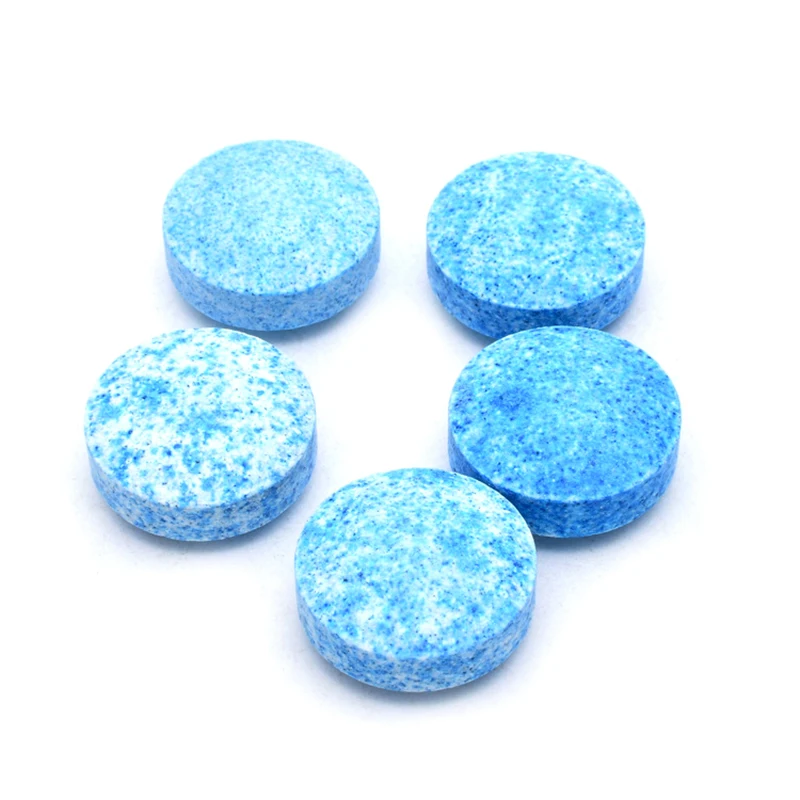 10PCS Super Concentrated Solid Cleaner Car Windscreen Wiper Effervescent Tablet Glass Toilet Stain Removal Car Cleaning Supplies