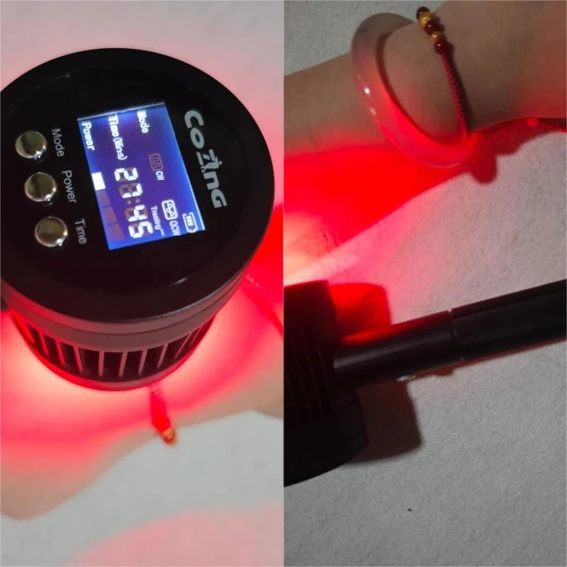 

Handheld Laser Therapy Machine for Back/Neck Pain - 650nm 808nm Cold Laser Medical Device Home Use