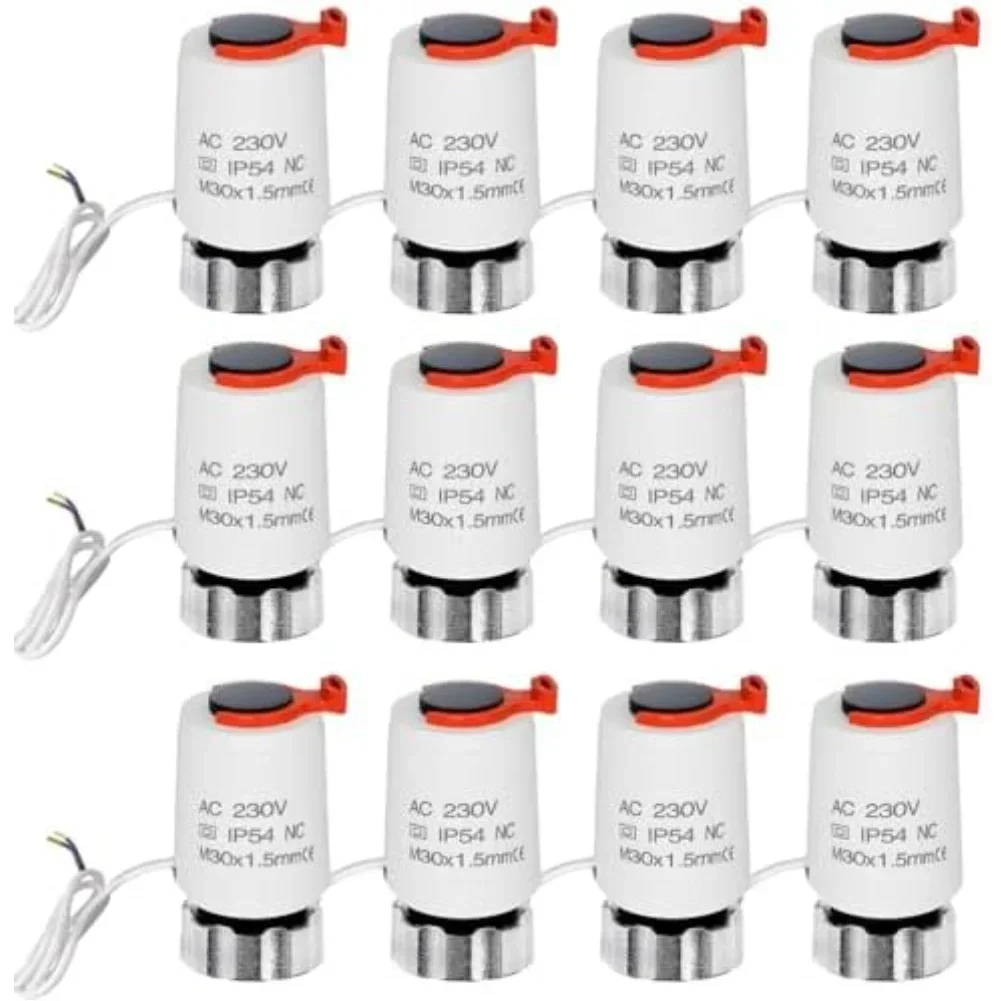 

Умный электрический привод 230 В для подогрева пола с автоматическим закрыванием и широким моторизованным клапаном