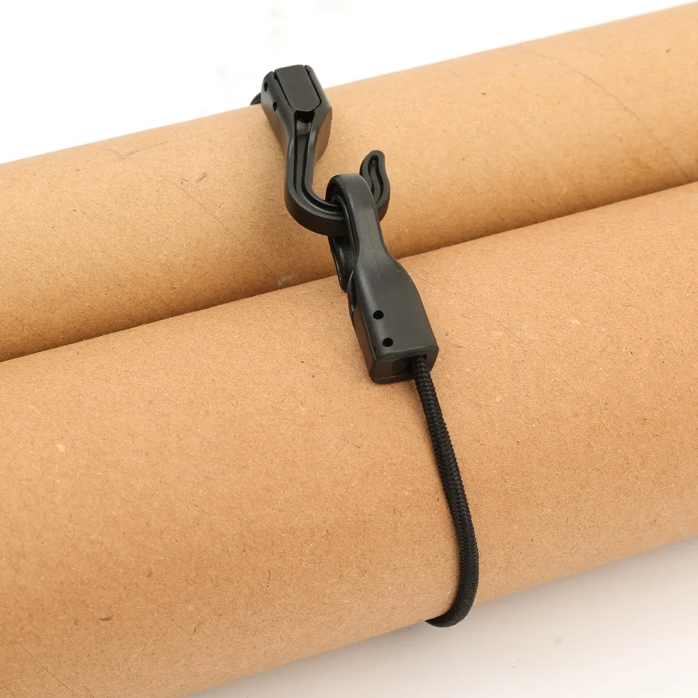 High Elasticity Bungee Cords with Plastic Hooks