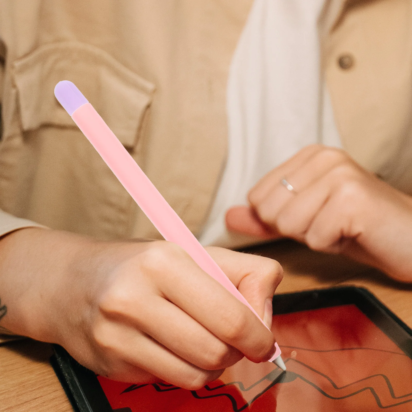 Silicone Stylus Pen Sleeve Protective Case for Pencil 2 Crash Color Cover Touch Pen Tip Guard Smooth All Around