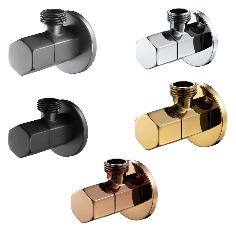 Bathroom Water Stop Valve Kitchen Faucet Hexagonal Valve Square Angle Valve Water Control Valve Faucet Valve