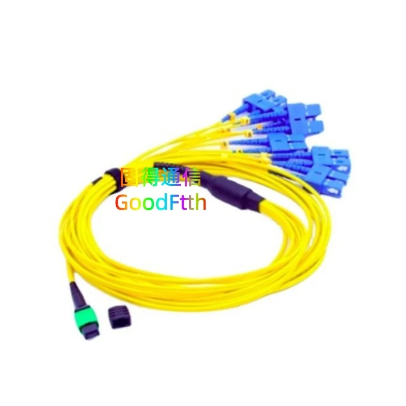 12Core Harness Cable Fiber Patch Cord MPO/APC(F)-6 Duplex SC/UPC SM 12 Core Female MPO-SC GoodFtth