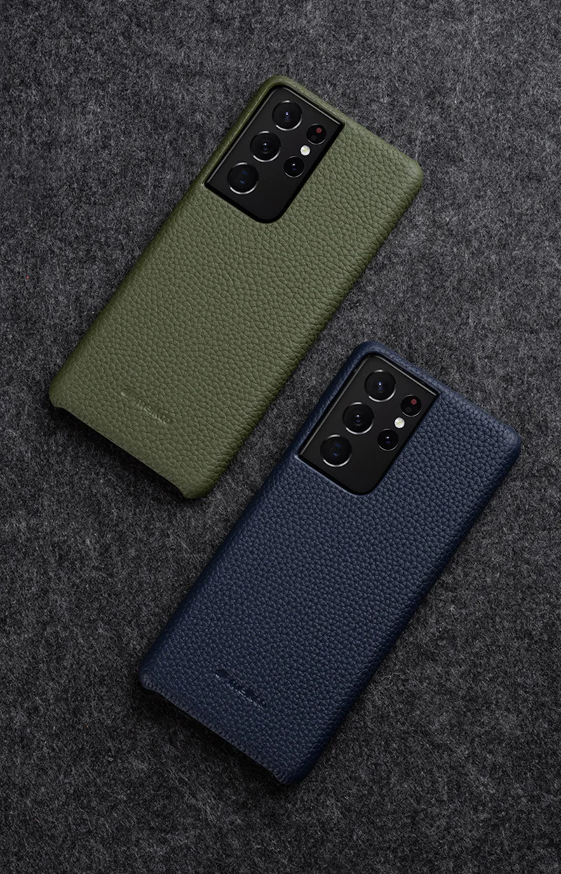 for Samsung Galaxy S24 S24 Ultra 24 Plus + 5G Cases Premium Genuine Leather Case luxury Fashion Cow Business Phone Cover