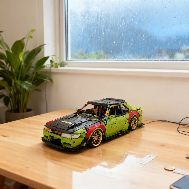 

2186 деталей MOC Nissan S13 Origin Labo: Техническая Конструкторская Модель для Соревнований, Архитектурный Конструктор, Рождественский Подарок, Кирпичики для Детей, Сделай Сам