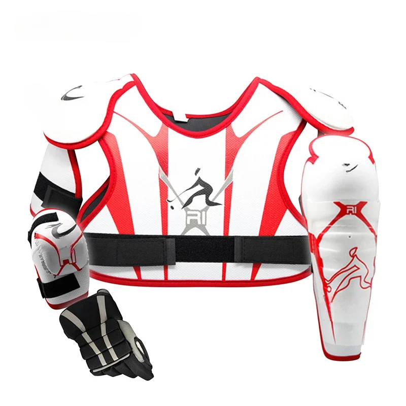 Ice Hockey Roller Skating Six-piece Set Professional Protective Gear R1 Children's Training Suit