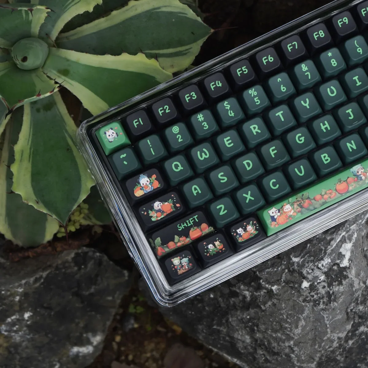 Full set of mechanical keyboard keycaps PBT five-sided sublimation original factory/MDA height