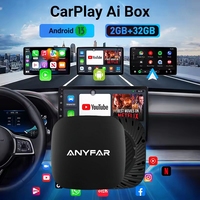 2025 ANYFAR Android 13 3in1 CarPlay Ai Box Wireless Android Auto USB Adapter 2G 32G For Youtube Netflix Automatic Connection