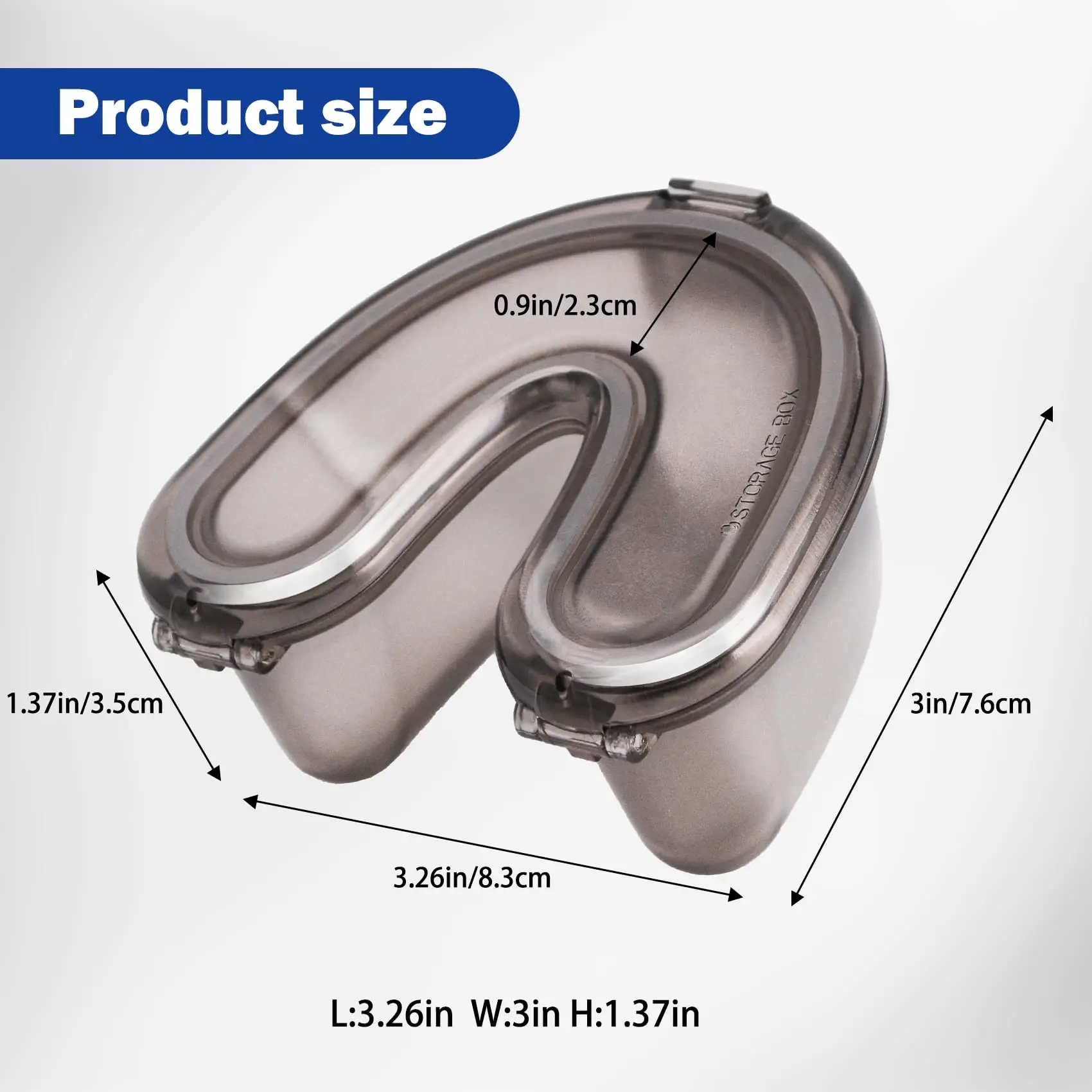 Retainer Case Travel Denture Holder: Leak Proof Aligner Case Portable Night Guard Case, Easy to Clean Aligner Case for Household