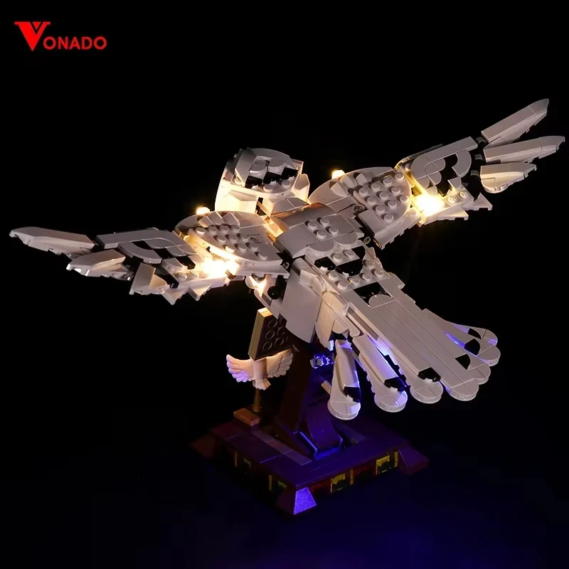 مجموعة إضاءة LED DIY لـ LEGO 75979 Hedwing (إضاءة LED فقط، بدون نموذج كتل)