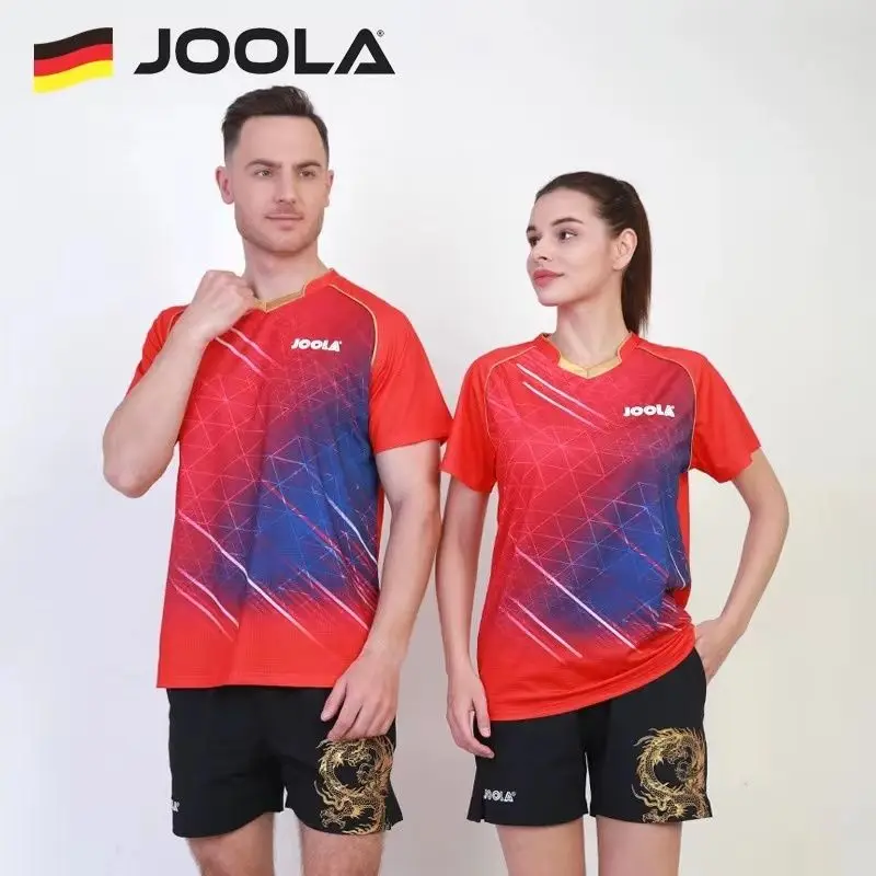 JOOLA Tenis stołowy z krótkim rękawem Odzież do tenisa stołowego Star Love Koszulka do tenisa stołowego