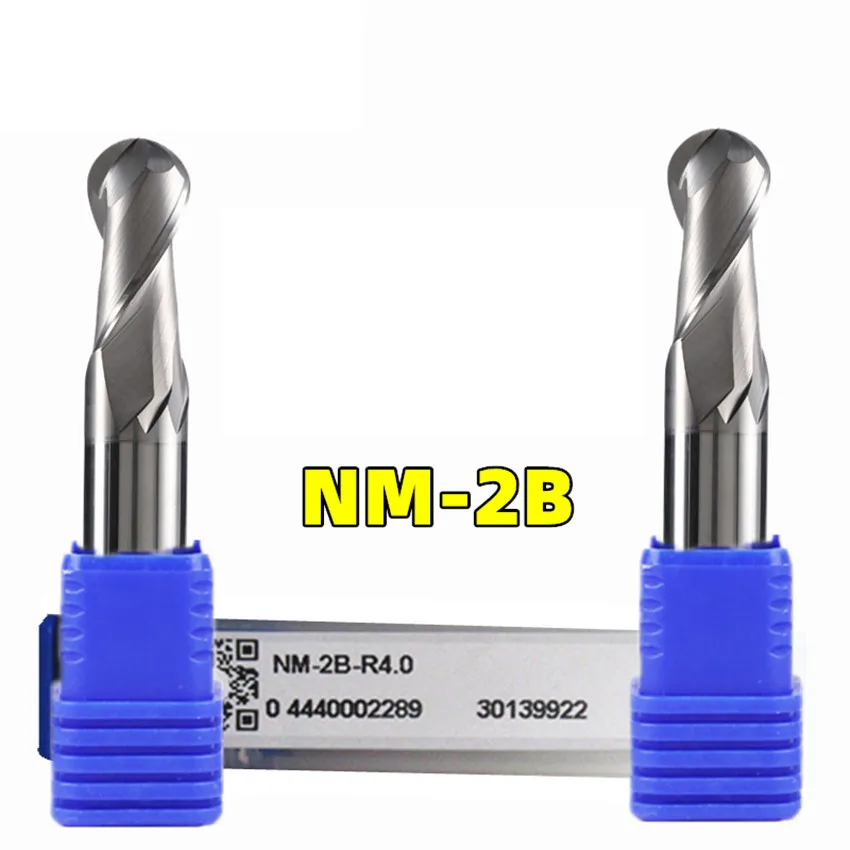 

NM-2B-R1.0/NM-2B-R2.0/NM-2B-R3.0/NM-2B-R4.0/NM-2B-R5.0/NM-2B-R6.0 NM-2B ZCC.CT 2 Flute Straight shank Ball End Mills