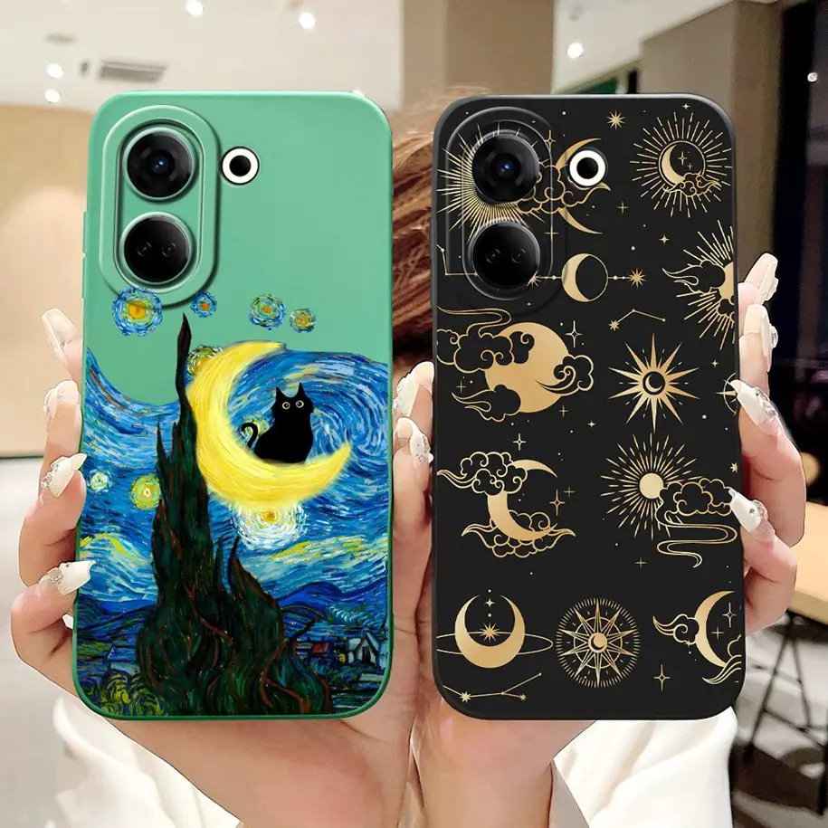 For Tecno Camon 20 Pro CK7n Case Camon 20 Pro 5G Cover Popular Flower Matte Phone Case For Tecno Camon 20 Premier Camon20 Bumper