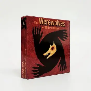 Werewolves 보드 게임 풀 영어 버전, 홈 파티, 성인 금융 가족 카드 게임, 24 카드  Best5