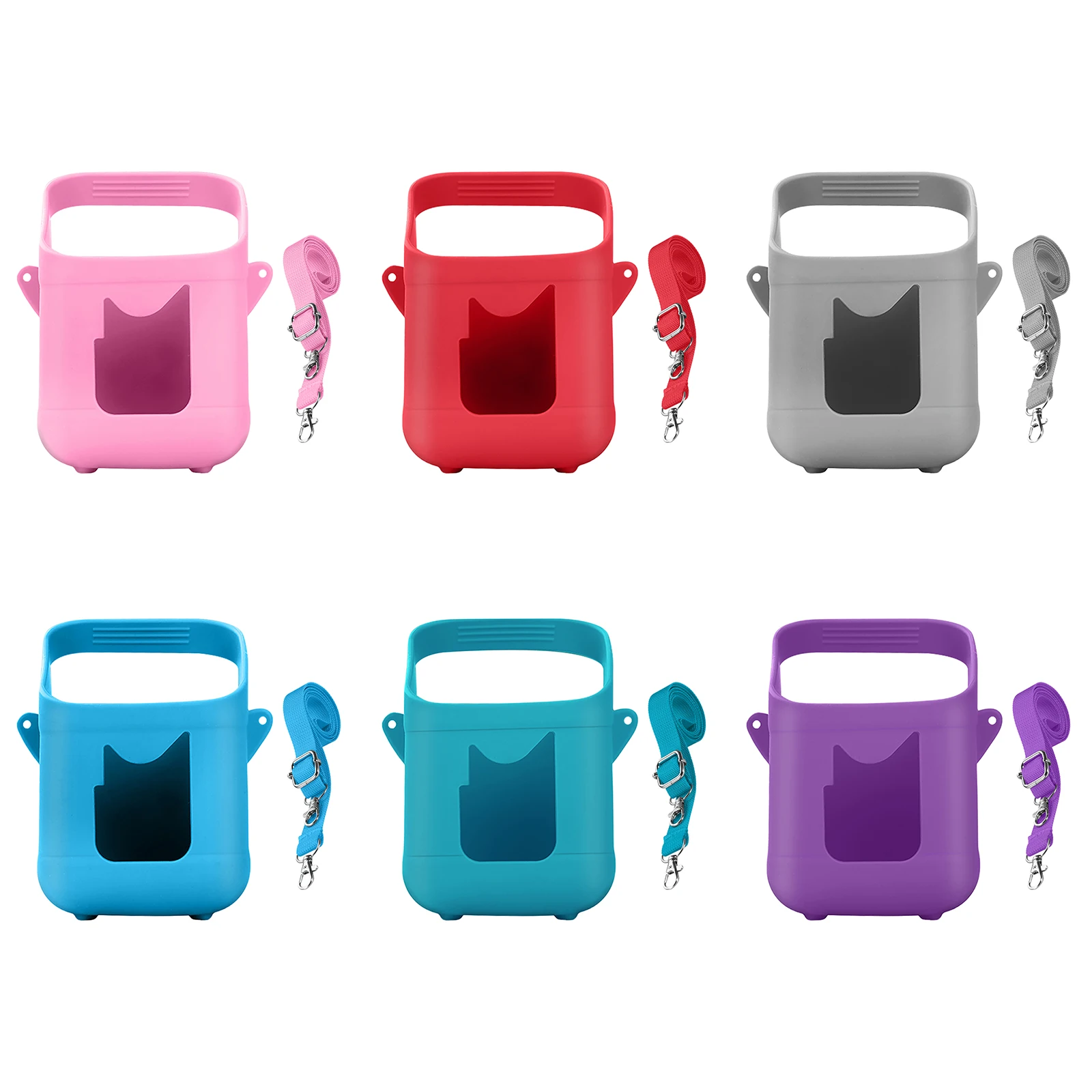 

Портативный защитный рукав с удобной ручкой для переноски, мягкий противоскользящий защитный рукав для аудиоплеера Toniebox 2/Toniebox 1,