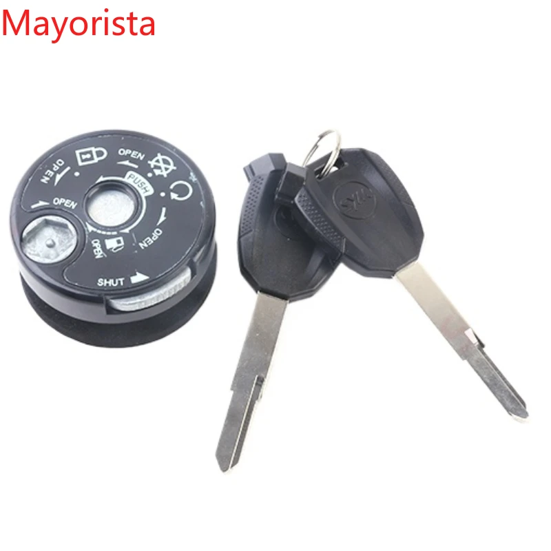 FOR SYM Motorcycle XS125T-16C Fit 4 FIDDLE Key Lock Cover Key Set