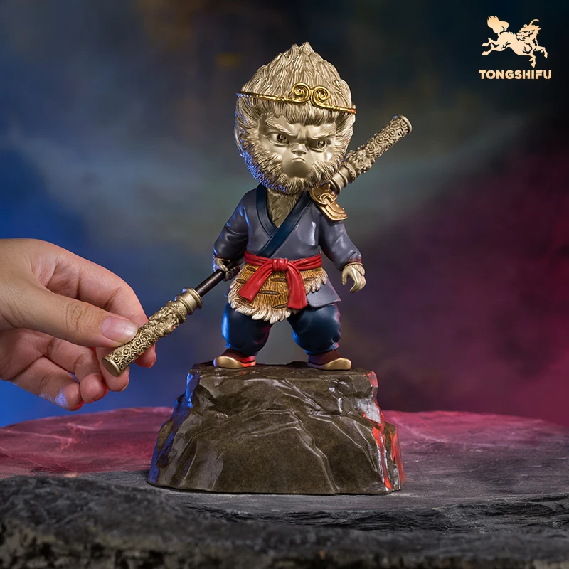 オリジナルブロンズマスター「悟空：偉大なる英雄（キュート版）」デスクトップ猿王の偉大な賢者ブロンズ装飾品ギフトコレクション