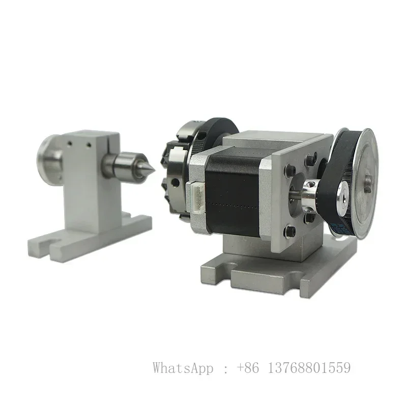 CNC Rotary Axis A Axis 4th Axis 65mm Activity Tailstock Chuck Live Center For Mini Lathe Machine Milling