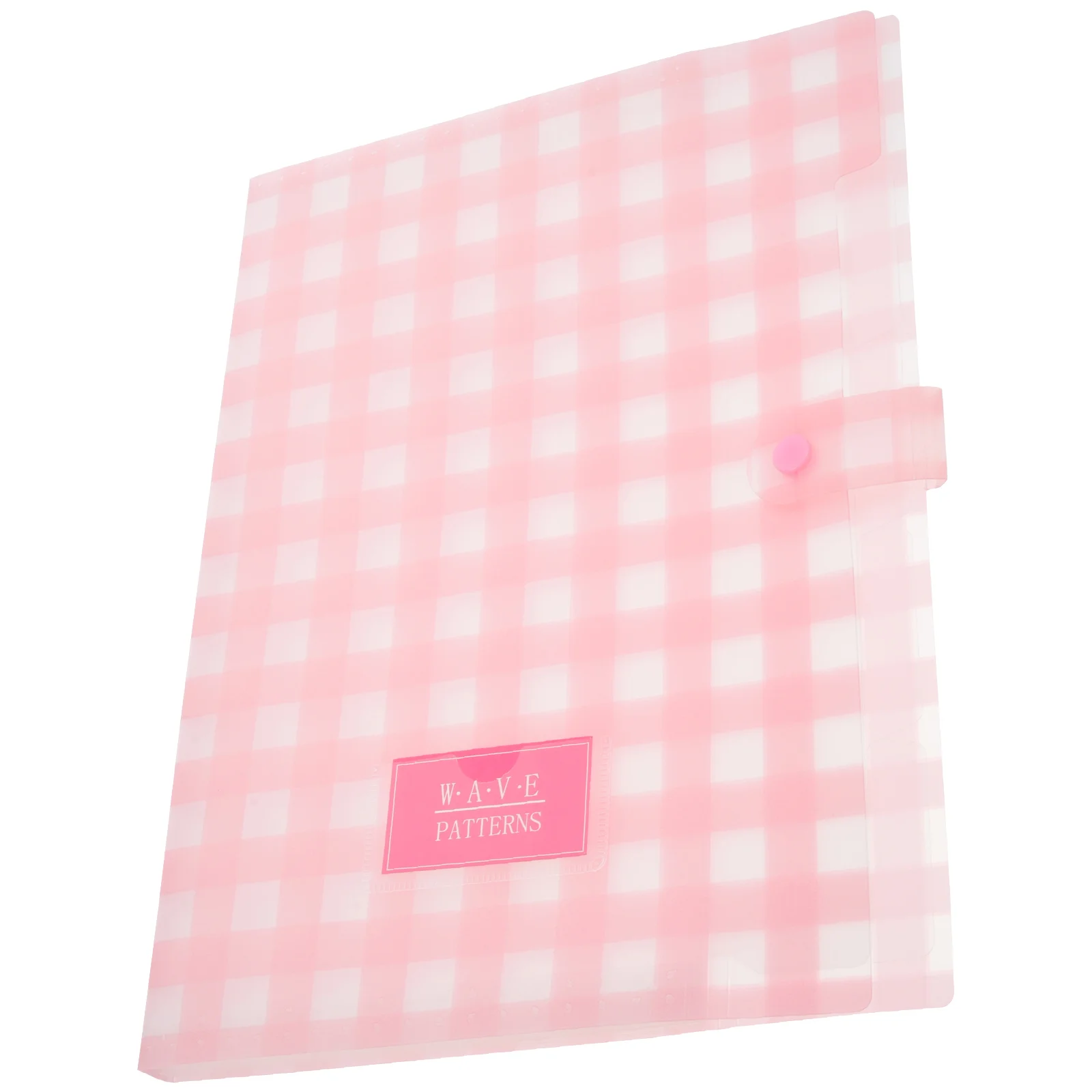 Expandable File Folder Holder Lovely Keeper Material 325X237X18CM Receipt Accordion Bag A4 Pink Student Paper Organizer
