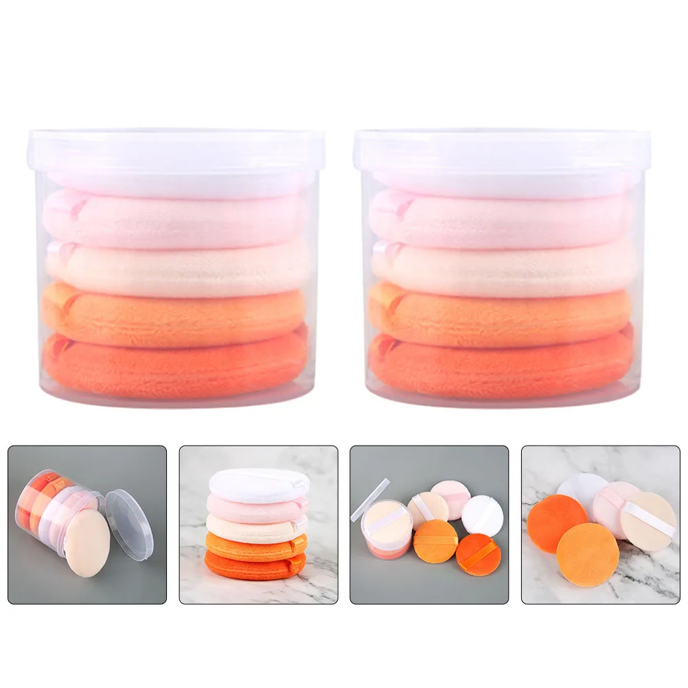 

2boxes Flocking Makeup Beauty Foundation Pads for Women Supple Concealer Effect Portable Travel Makeup Tool