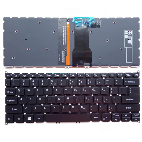 Acer Swift 3 SF314-41 SF314-54 SF314-55 SF314-56 SF314-511 N17W6 N17W7 N16C4용 백라이트 키보드