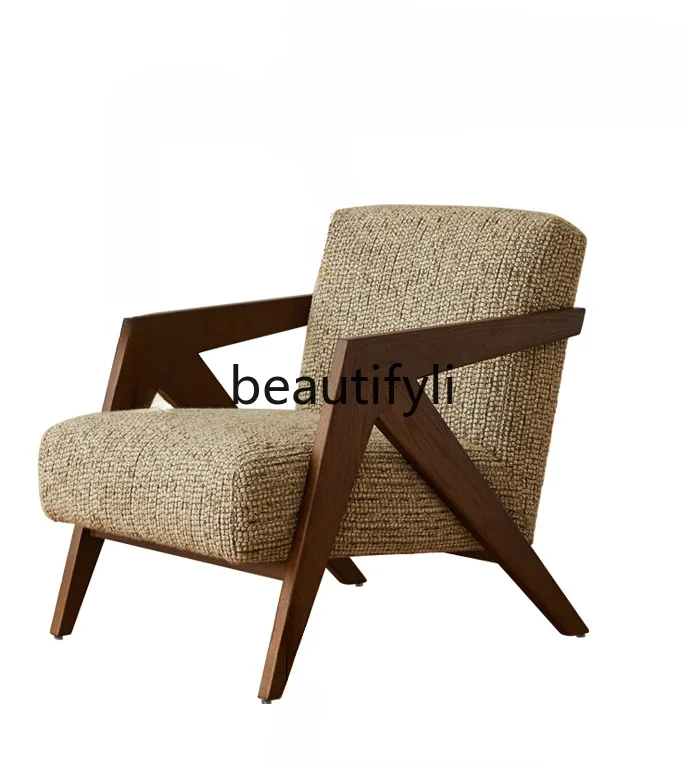 

Medieval original sofa chair light luxury high-end balcony leisure chair