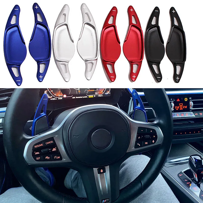 Car Steering Wheel Shift Paddle Gear For BMW X3M F97 F98 X4M X5M F95 X6M F96 X3 X4 G01 G02 X5 G05 X6 G06 X7 G07 M5 F90 Z4 G29