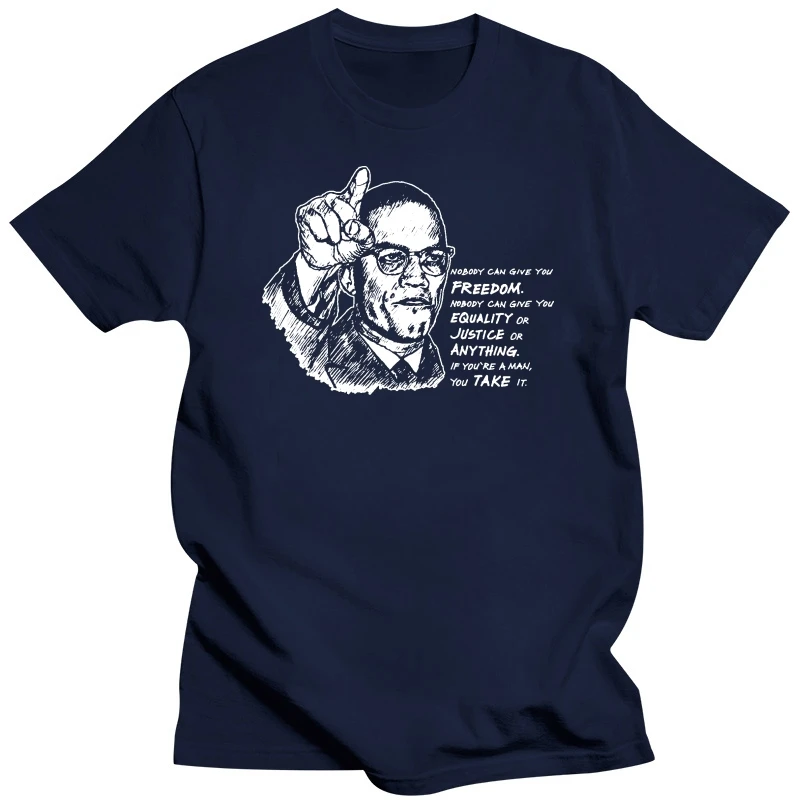 Malcolm X Civil Rights Black History Nobody Can Give You Freedom Unisex T Shirt