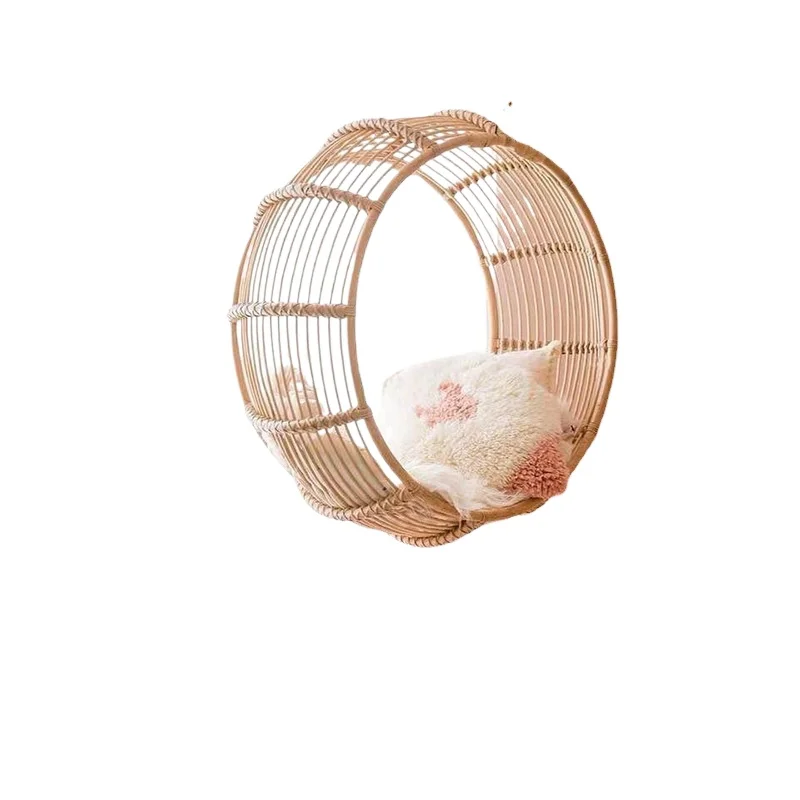 

Children's swing generation simple lazy handmade plant rattan homestay hotel indoor Internet celebrity hanging chair now