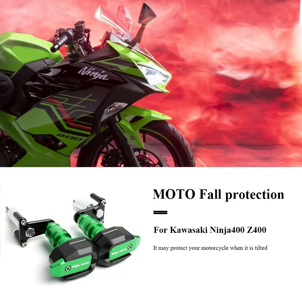 

Для Kawasaki Ninja400 NINJA 400 Z400 Z400 2018-2023 Защитная крышка двигателя, ползунки, защита от падения, защита от падения