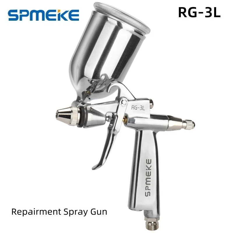 

SPMEKE RG-3L Round Pattern Hand Manual Spray Gun RG3L Mini Painting Gun With Cup Repair Painting Mini Sprayer Pneumatic Tool