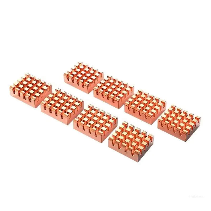 dissipatore calore in rame 12x13x5mm dissipatore calore radiatore per Raspberry 4 GPU chip IC LED Dropship