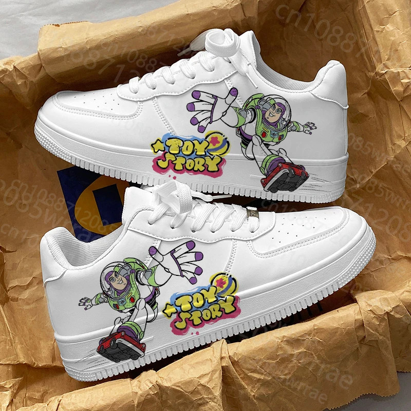 

Обувь «История игрушек», кроссовки с 3d принтом, аниме, мультяшная обувь для девочек-подростков, высокие уличные баскетбольные спортивные повседневные мужские и женские туфли