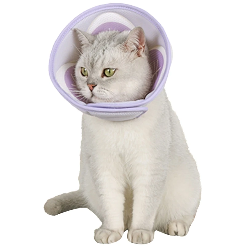 Y1UB Gentle and Versatile Recovery Cone Collar for Small Dogs Puppies and Cats in Need of Comfortable Rest and Fast Healing