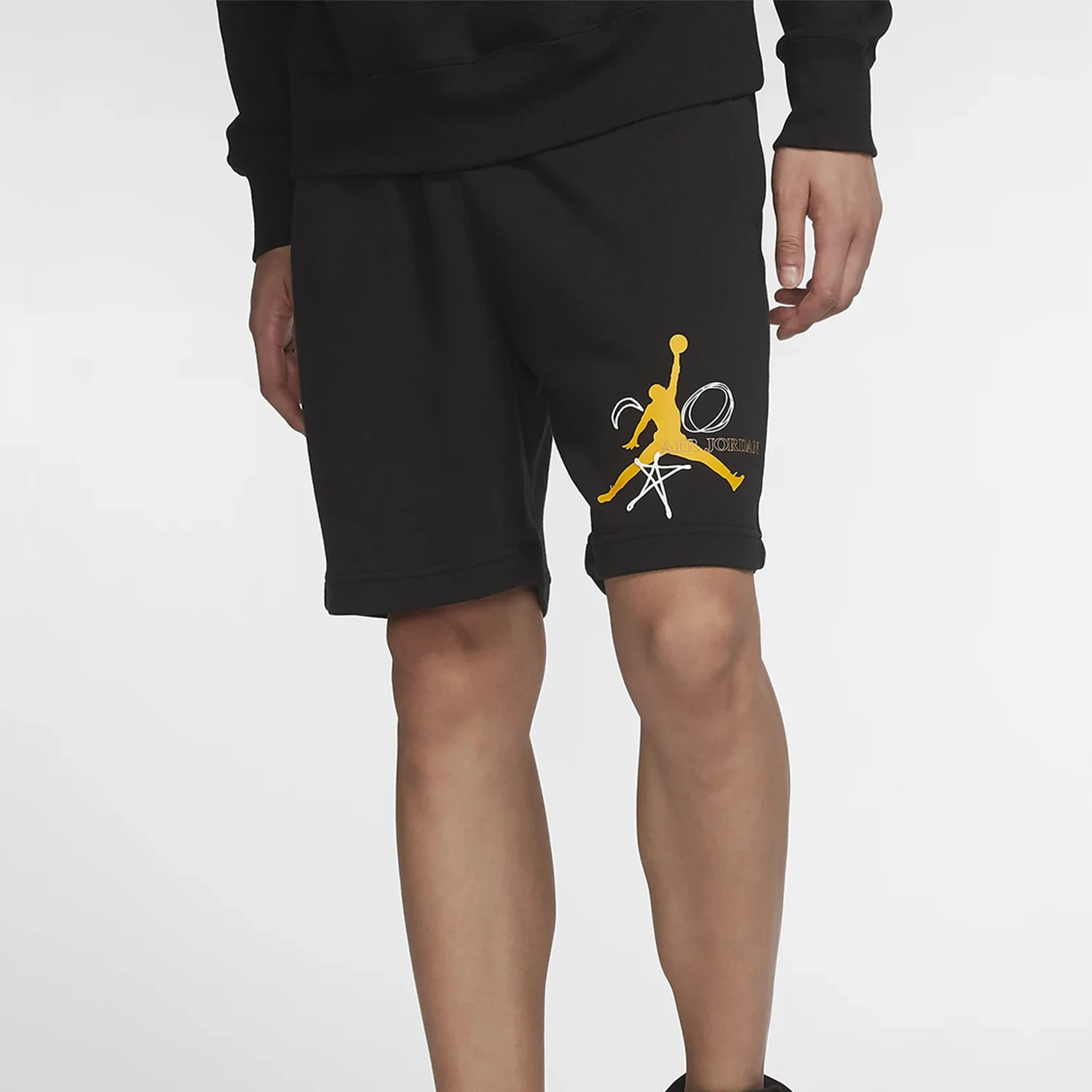 Nike genuine JORDAN new men's black and red skin friendly hooded sweatshirt CJ9085-010